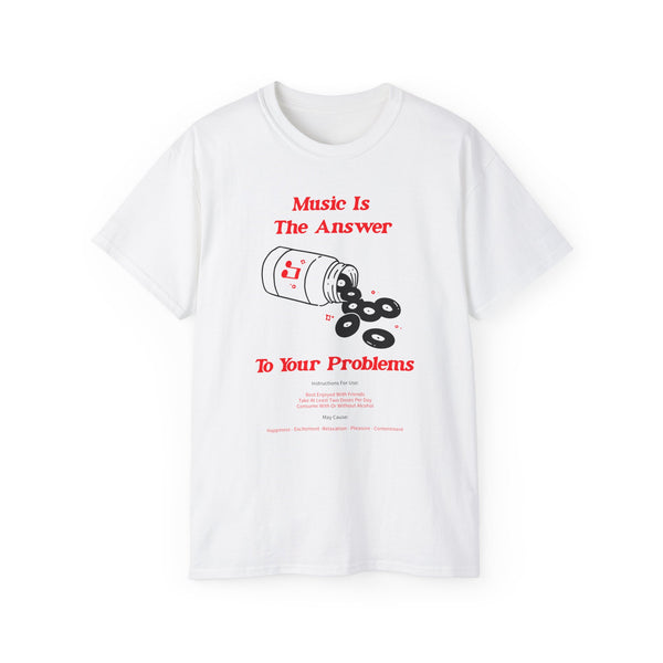 Music Is The Answer ヘビーウェイトTシャツ