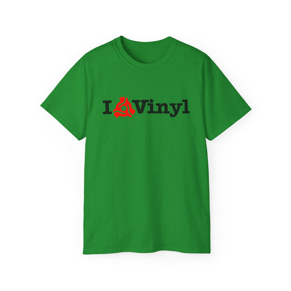 I Love Vinyl ヘビーウェイトTシャツ
