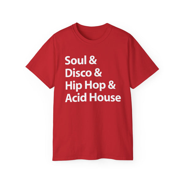 Soul Disco Hip Hop Acid House ヘビーウェイトTシャツ