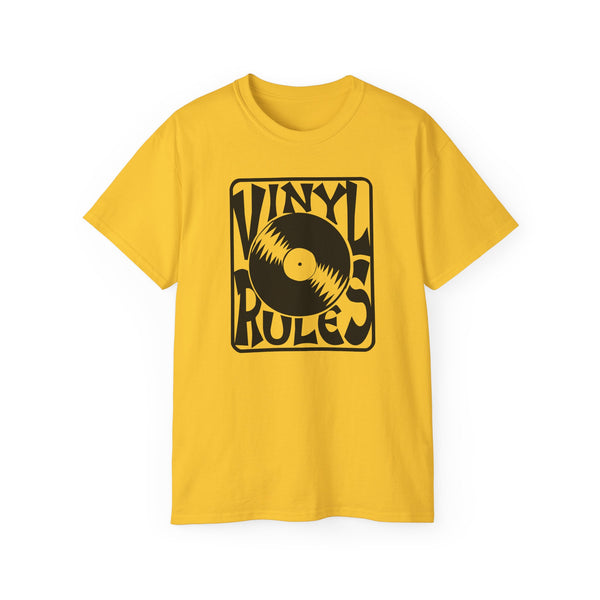 Vinyl Rules ヘビーウェイトTシャツ