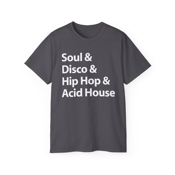 Soul Disco Hip Hop Acid House ヘビーウェイトTシャツ