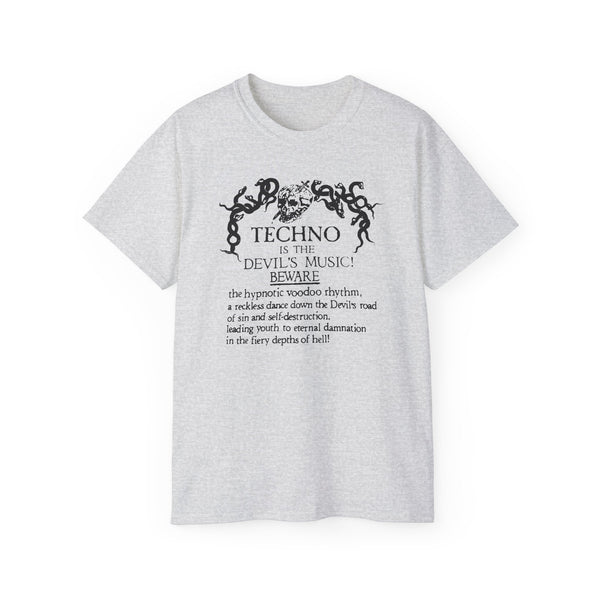 Techno is The Devil's Music ヘビーウェイトTシャツ