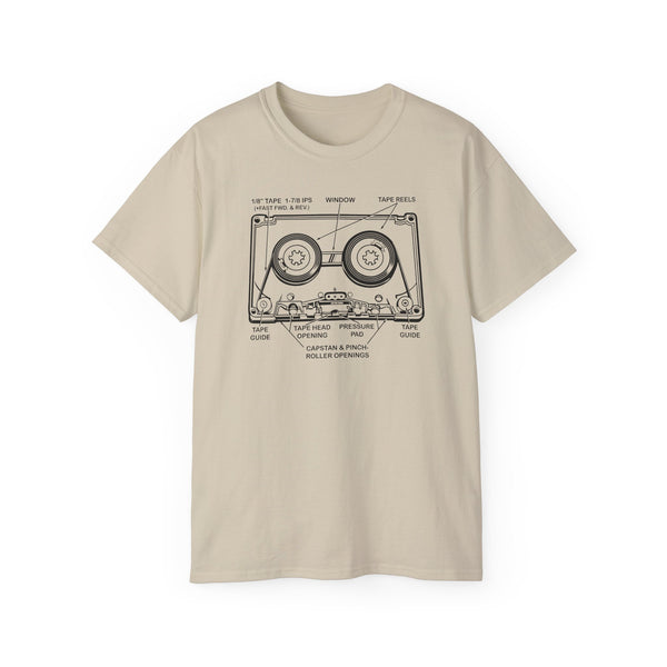 How It Works: Cassette Tape ヘビーウェイトTシャツ