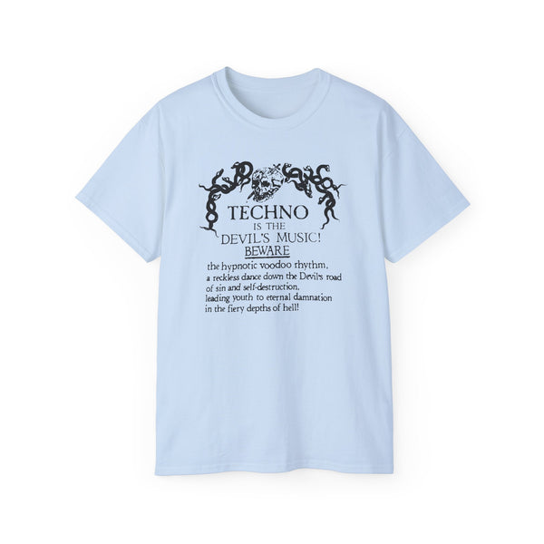 Techno is The Devil's Music ヘビーウェイトTシャツ