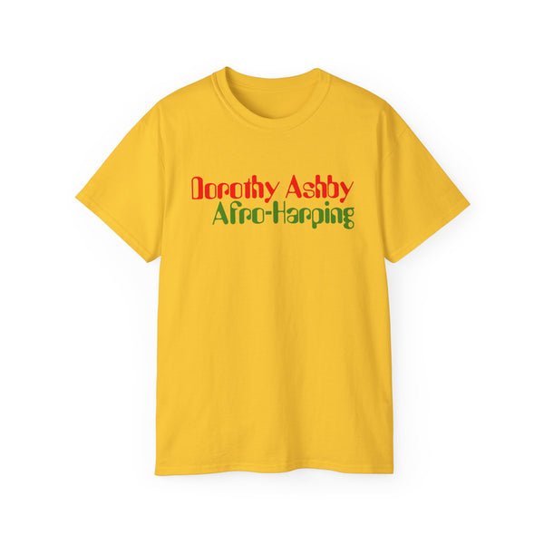 Dorothy Ashby Afro Harping ヘビーウェイトTシャツ