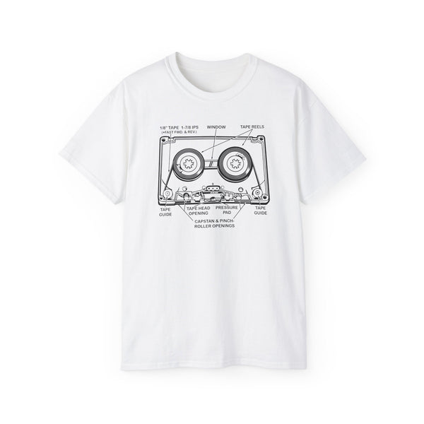 How It Works: Cassette Tape ヘビーウェイトTシャツ