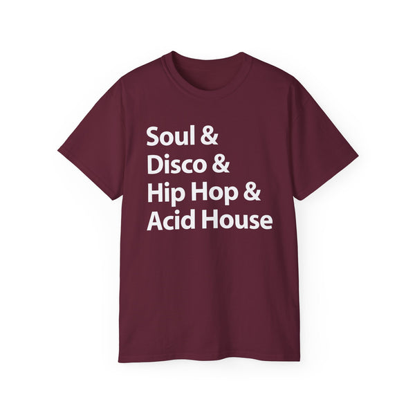 Soul Disco Hip Hop Acid House ヘビーウェイトTシャツ