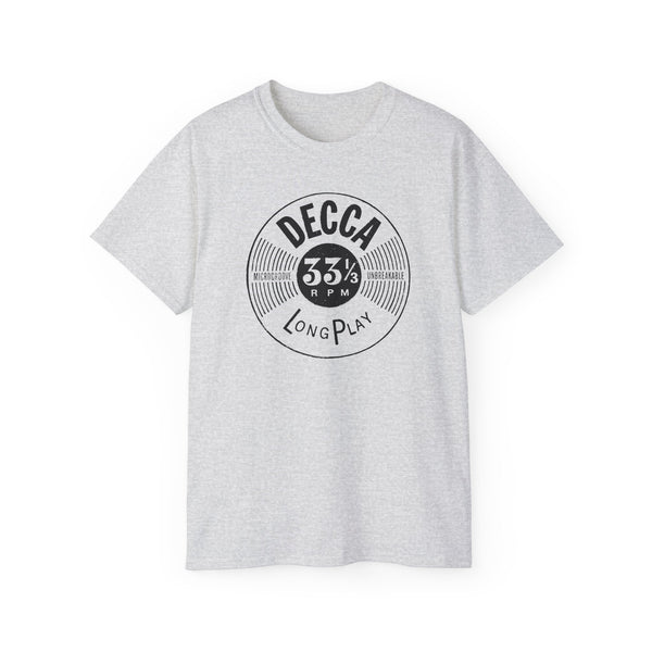 Decca Records Long Play ヘビーウェイトTシャツ