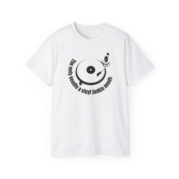 The Only Needle A Vinyl Junkie Needs ヘビーウェイトTシャツ