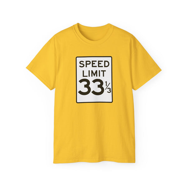 Speed Limit 33 RPM ヘビーウェイトTシャツ