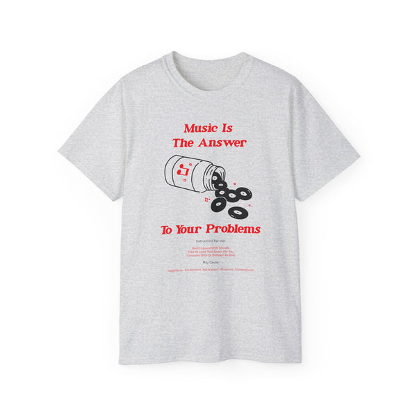 Music Is The Answer ヘビーウェイトTシャツ