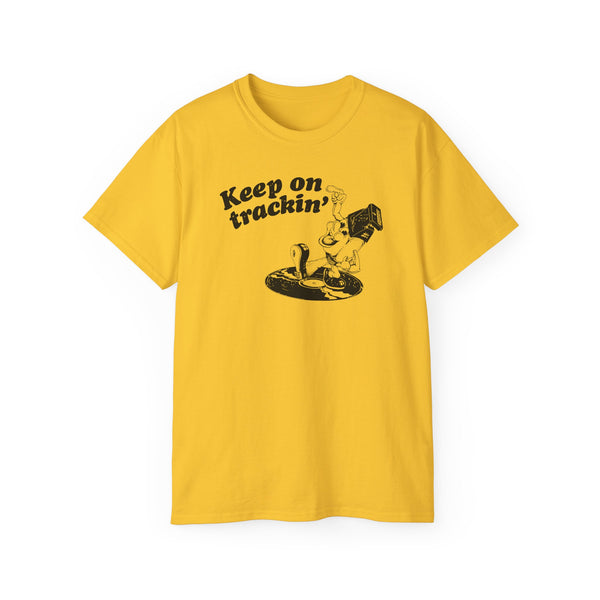 Keep On Tracking ヘビーウェイトTシャツ