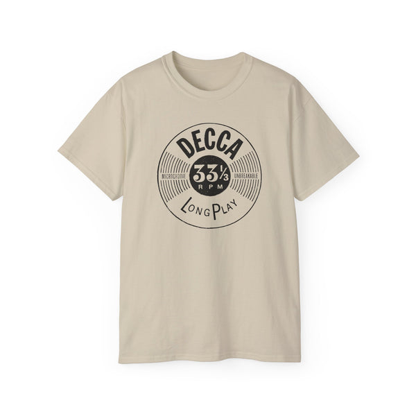 Decca Records Long Play ヘビーウェイトTシャツ