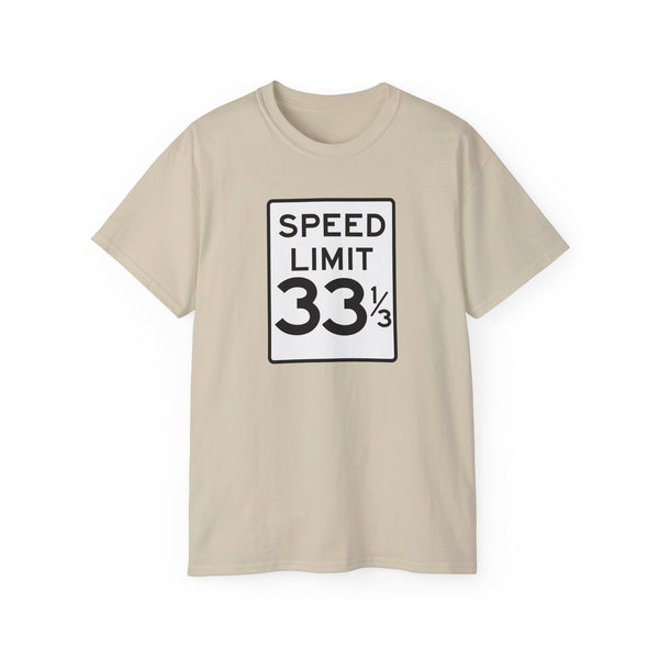 Speed Limit 33 RPM ヘビーウェイトTシャツ