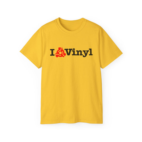 I Love Vinyl ヘビーウェイトTシャツ