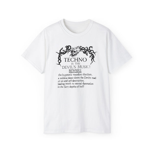 Techno is The Devil's Music ヘビーウェイトTシャツ