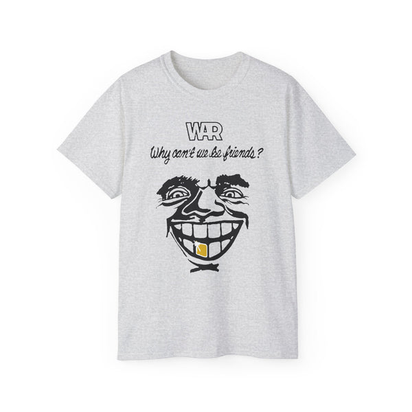War Why Can't We Be Friends ヘビーウェイトTシャツ