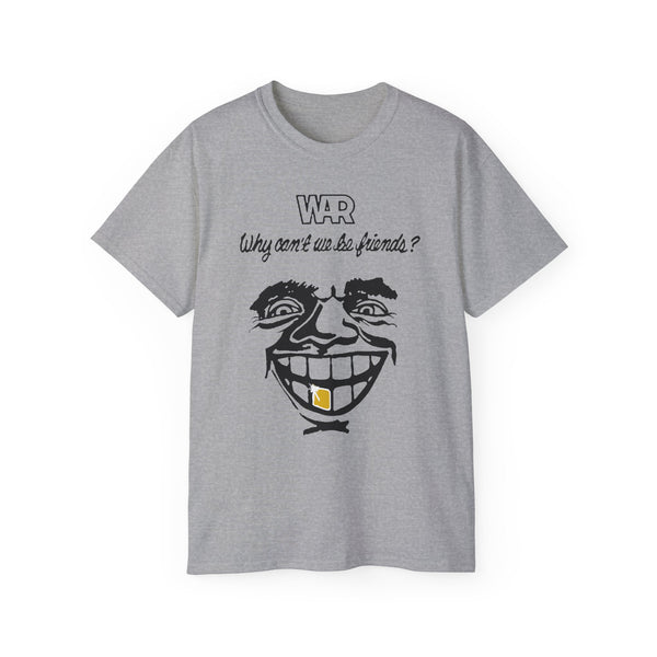 War Why Can't We Be Friends ヘビーウェイトTシャツ