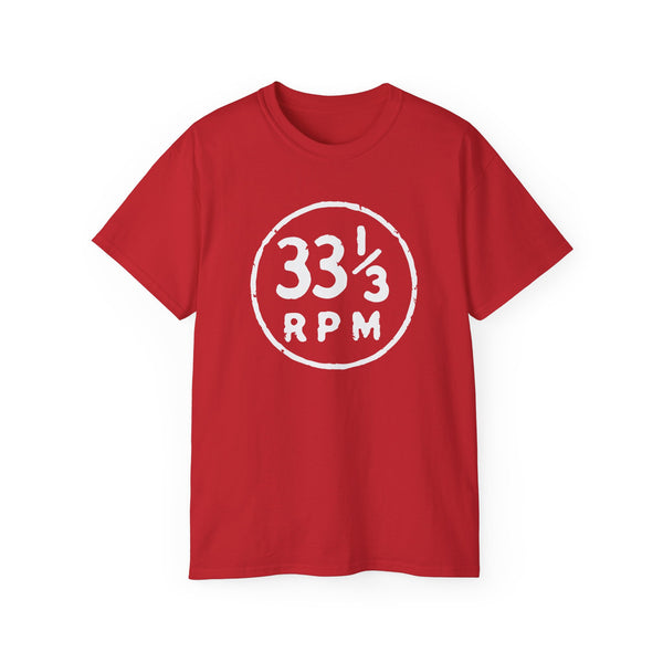 33 1/3 RPM ヘビーウェイトTシャツ