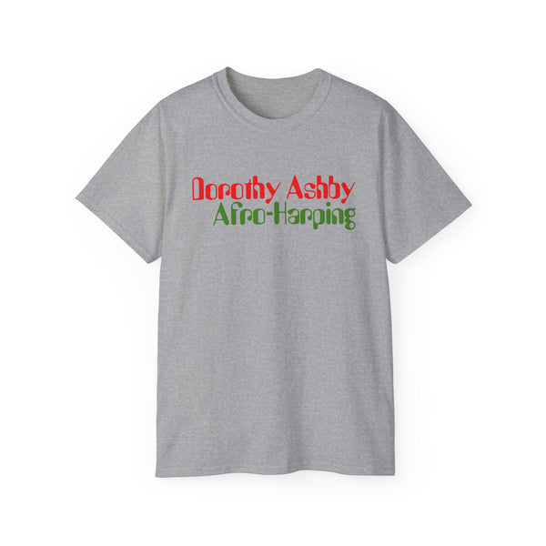 Dorothy Ashby Afro Harping ヘビーウェイトTシャツ