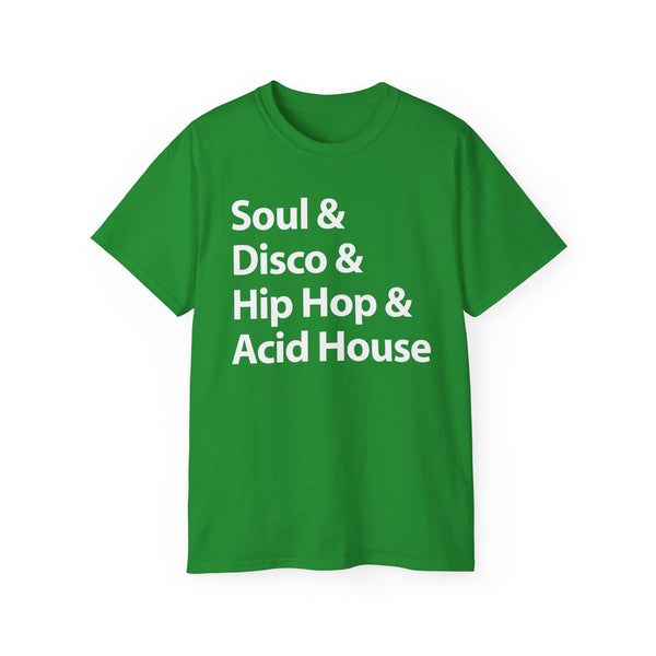 Soul Disco Hip Hop Acid House ヘビーウェイトTシャツ