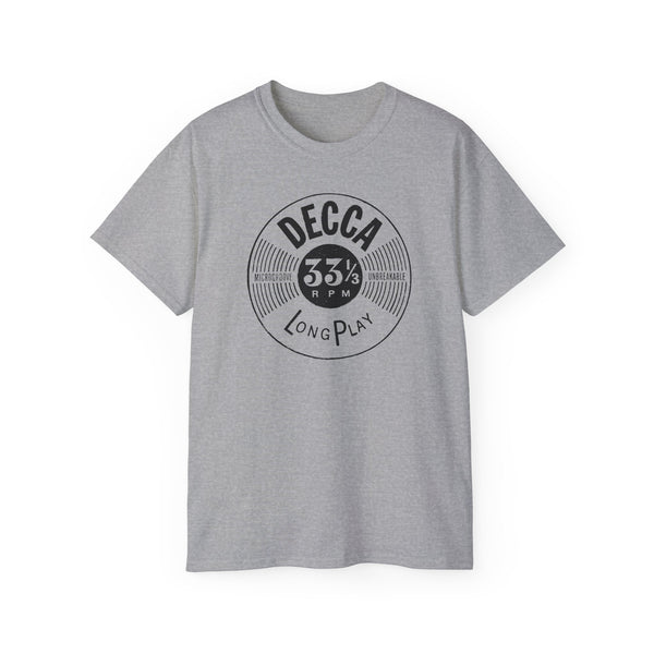 Decca Records Long Play ヘビーウェイトTシャツ