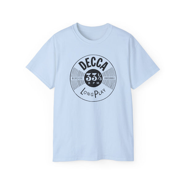 Decca Records Long Play ヘビーウェイトTシャツ