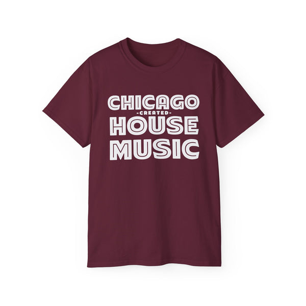 Chicago Created House Music ヘビーウェイトTシャツ