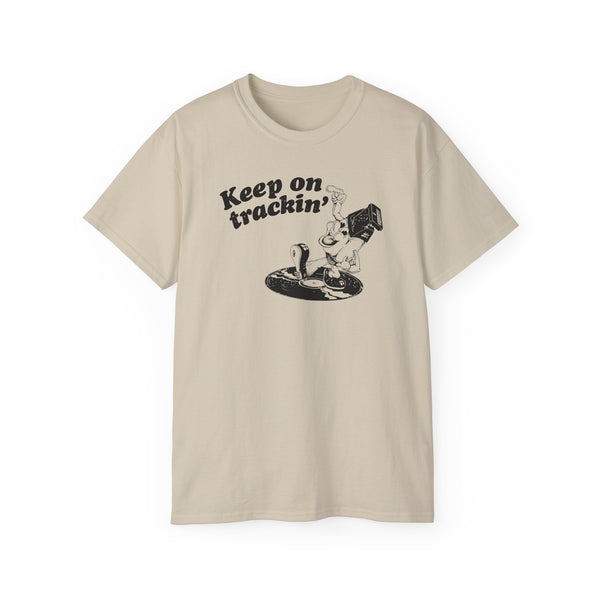 Keep On Tracking ヘビーウェイトTシャツ