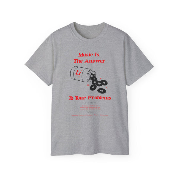 Music Is The Answer ヘビーウェイトTシャツ