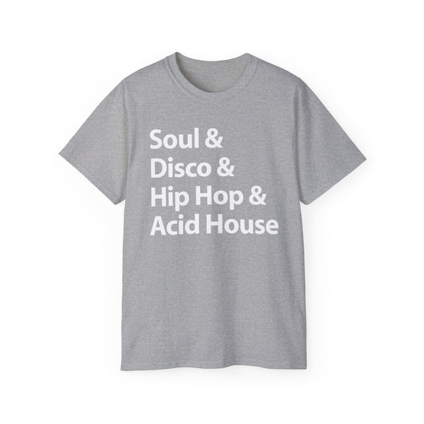 Soul Disco Hip Hop Acid House ヘビーウェイトTシャツ
