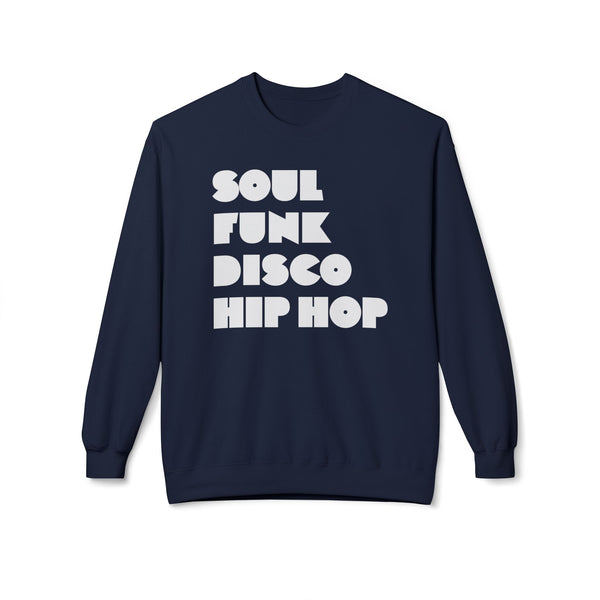 Soul Funk Disco Hip Hop クルーネックトレーナー
