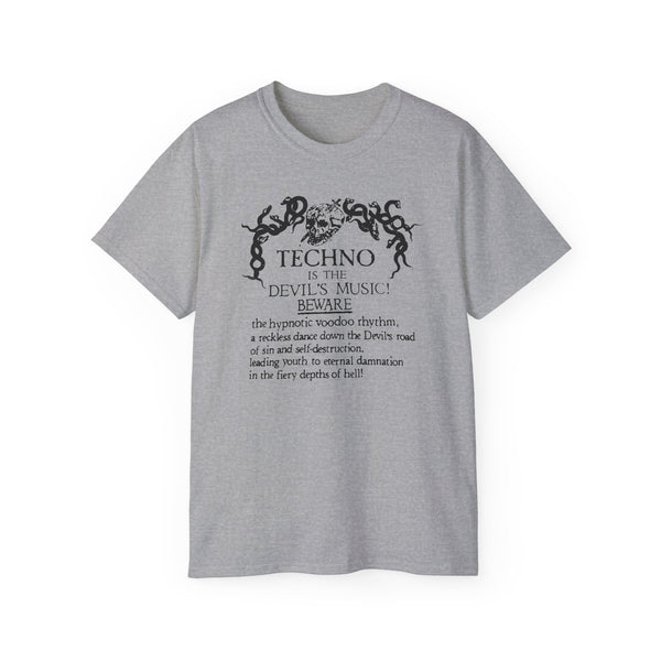 Techno is The Devil's Music ヘビーウェイトTシャツ