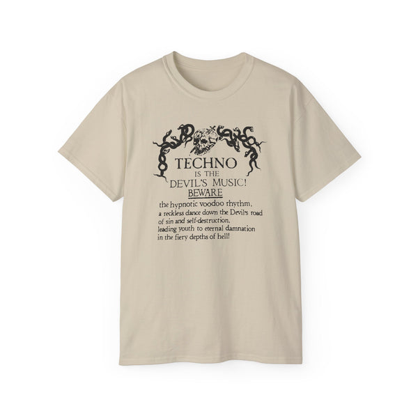 Techno is The Devil's Music ヘビーウェイトTシャツ