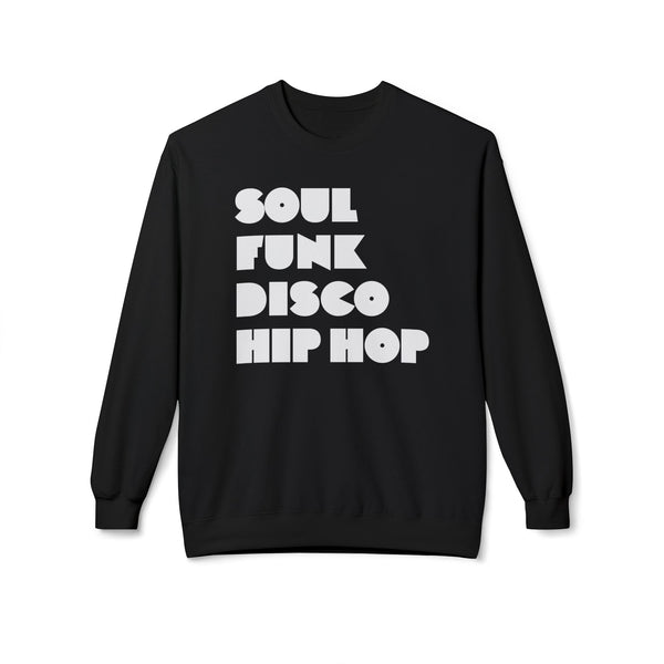 Soul Funk Disco Hip Hop クルーネックトレーナー