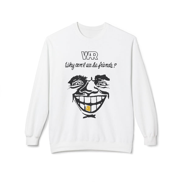 War Why Can't We Be Friends クルーネックトレーナー