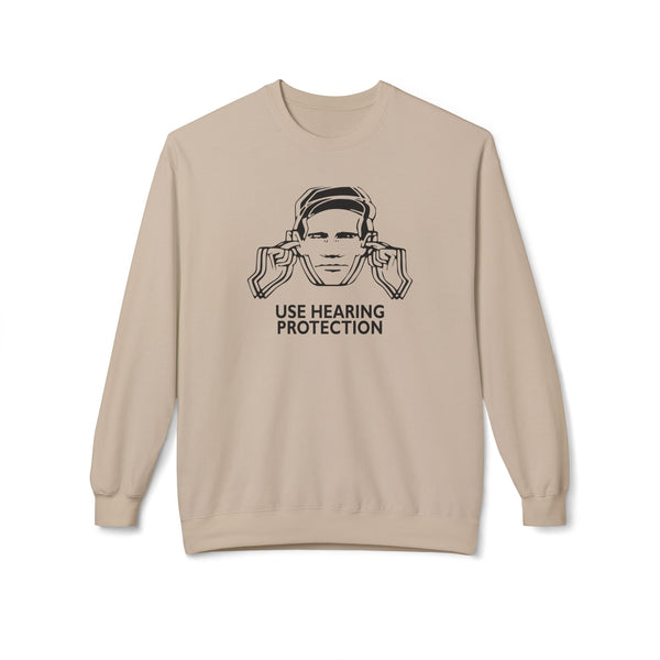 Use Hearing Protection クルーネックトレーナー