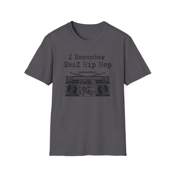 I Remember Real Hip Hop Tシャツ