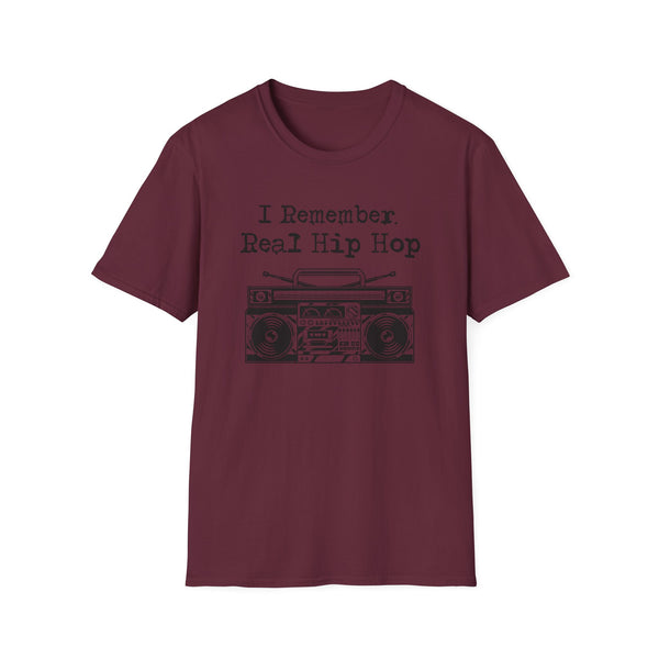 I Remember Real Hip Hop Tシャツ