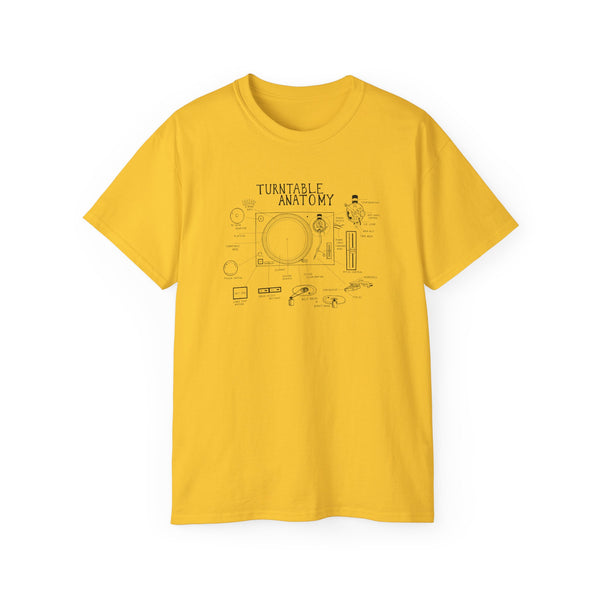 Turntable Anatomy ヘビーウェイトTシャツ