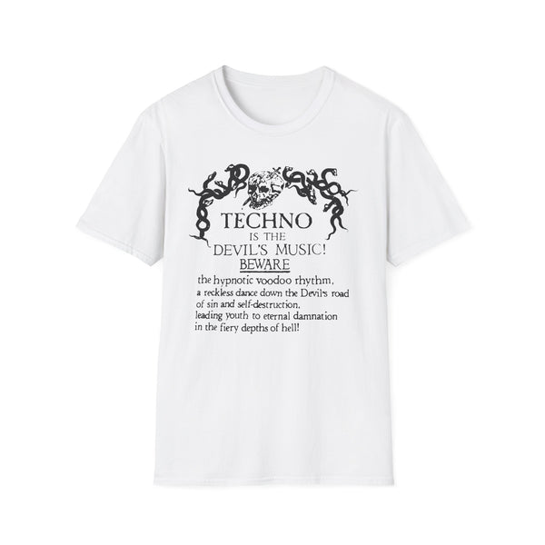 Techno is The Devil's Music Tシャツ