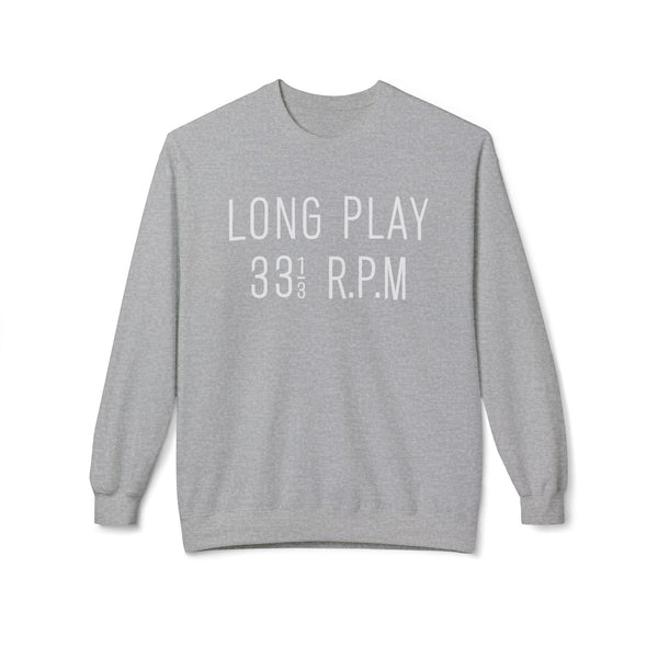 Long Play 33 1/3 RPM クルーネックトレーナー