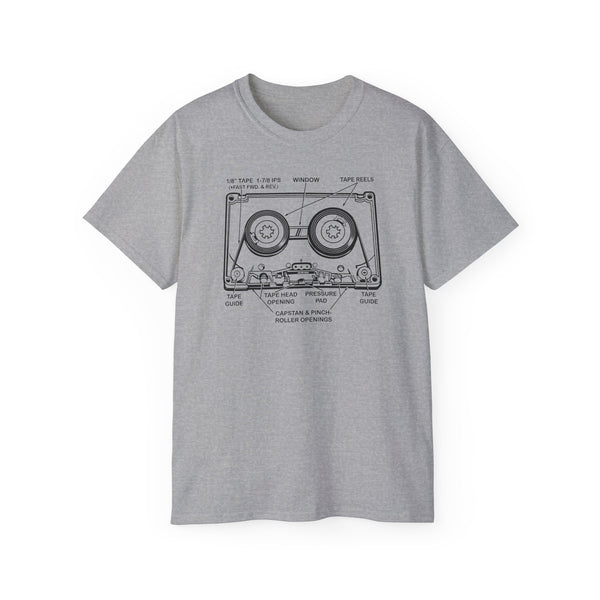 How It Works: Cassette Tape ヘビーウェイトTシャツ