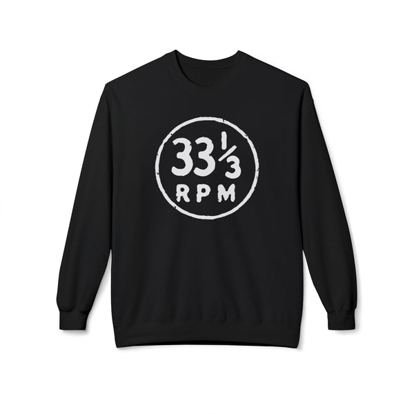 33 1/3 RPM クルーネックトレーナー