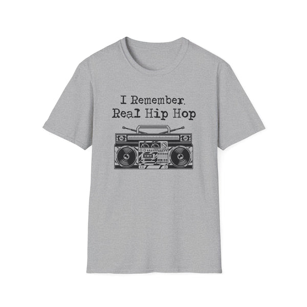 I Remember Real Hip Hop Tシャツ