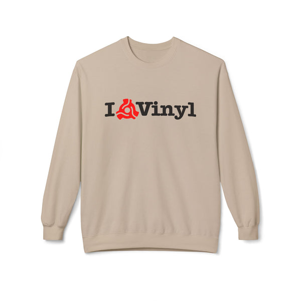 I Love Vinyl クルーネックトレーナー