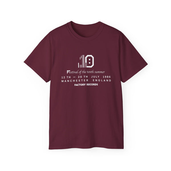 Factory Records Festival Of The 10th Summer ヘビーウェイトTシャツ