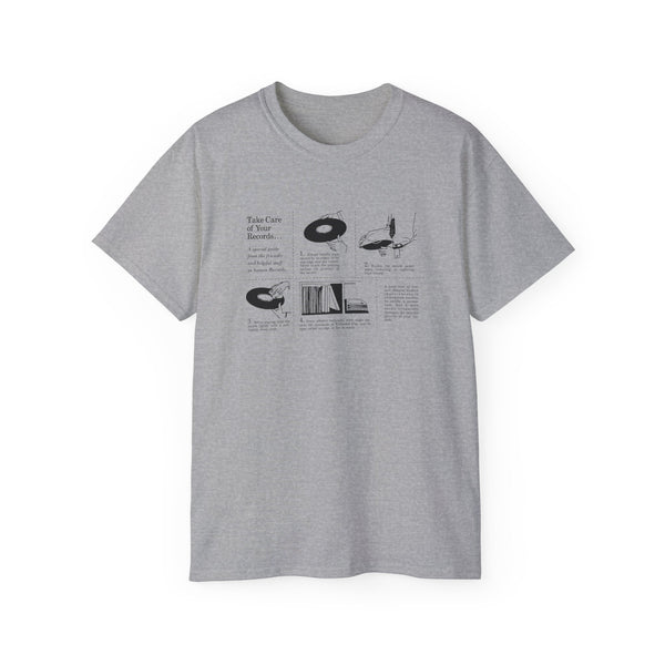 Take Care Of Your Records ヘビーウェイトTシャツ