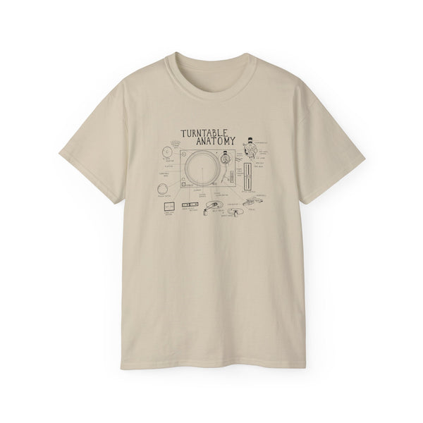 Turntable Anatomy ヘビーウェイトTシャツ