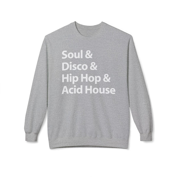 Soul Disco Hip Hop Acid House クルーネックトレーナー